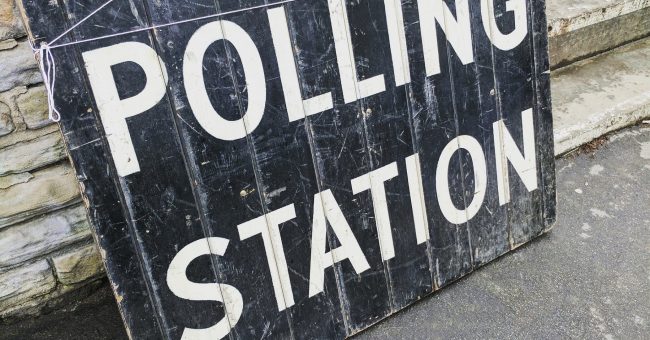 Polling station notice